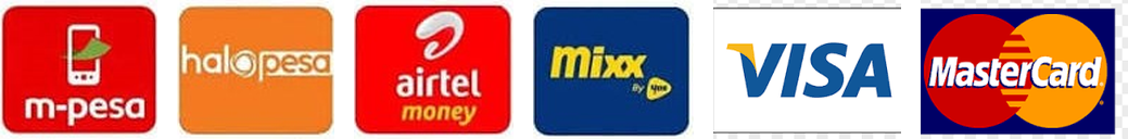 Payment methods we accept